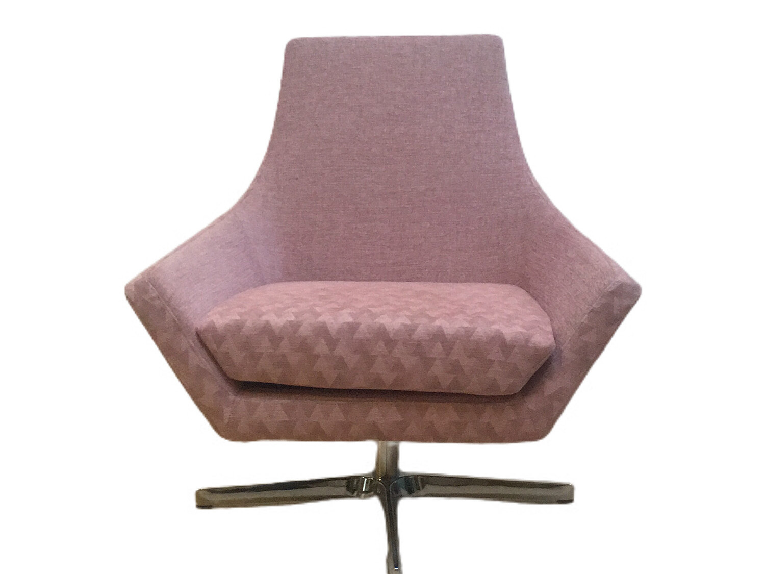 fauteuil en tissu pivotant