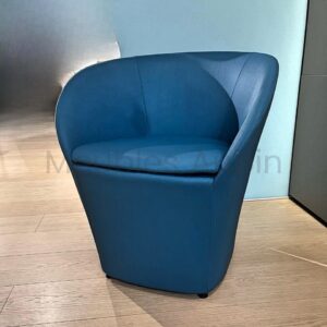 Fauteuil Dolce Vita en silvertex