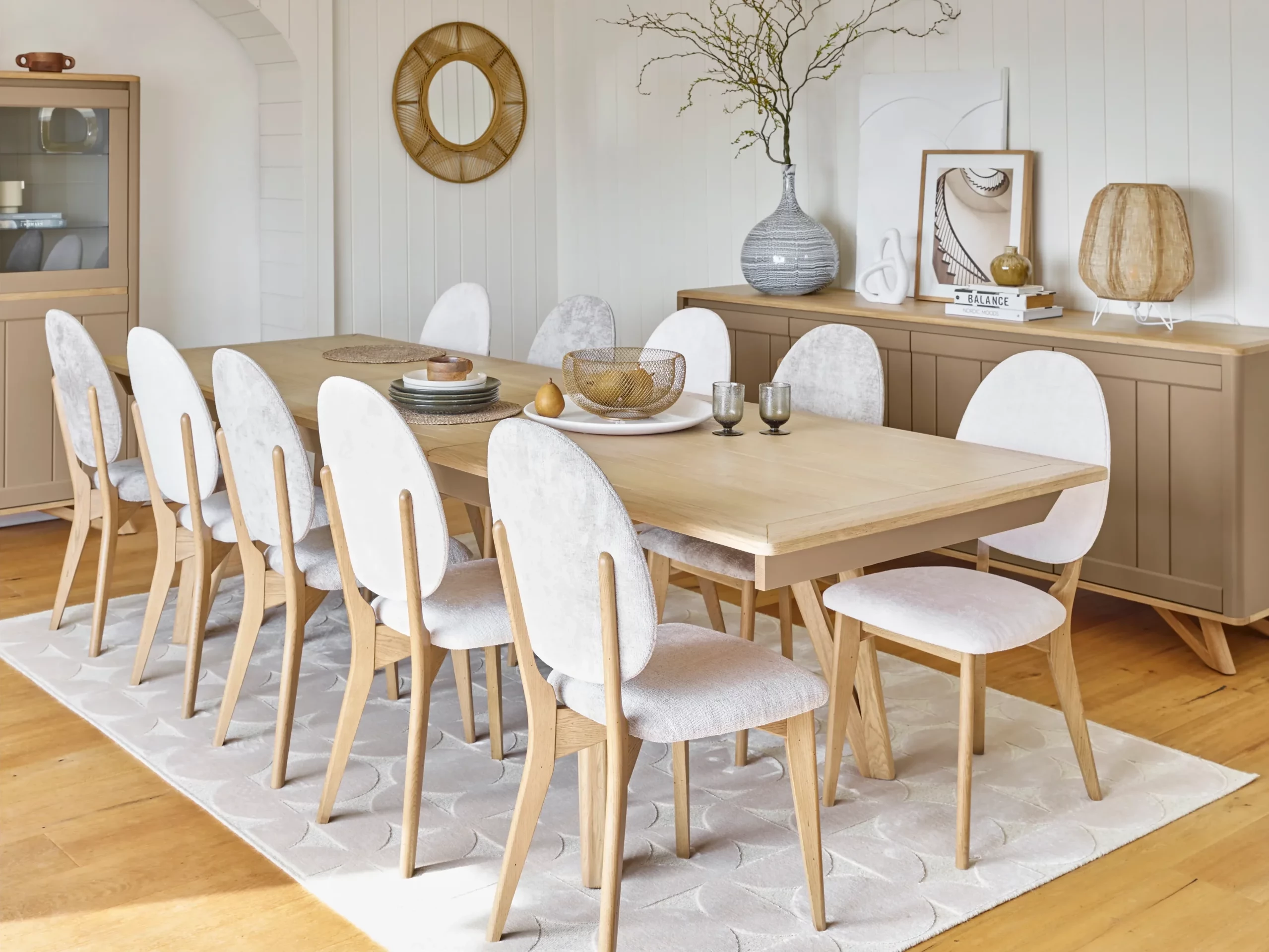 table rectangulaire bois avec allonge