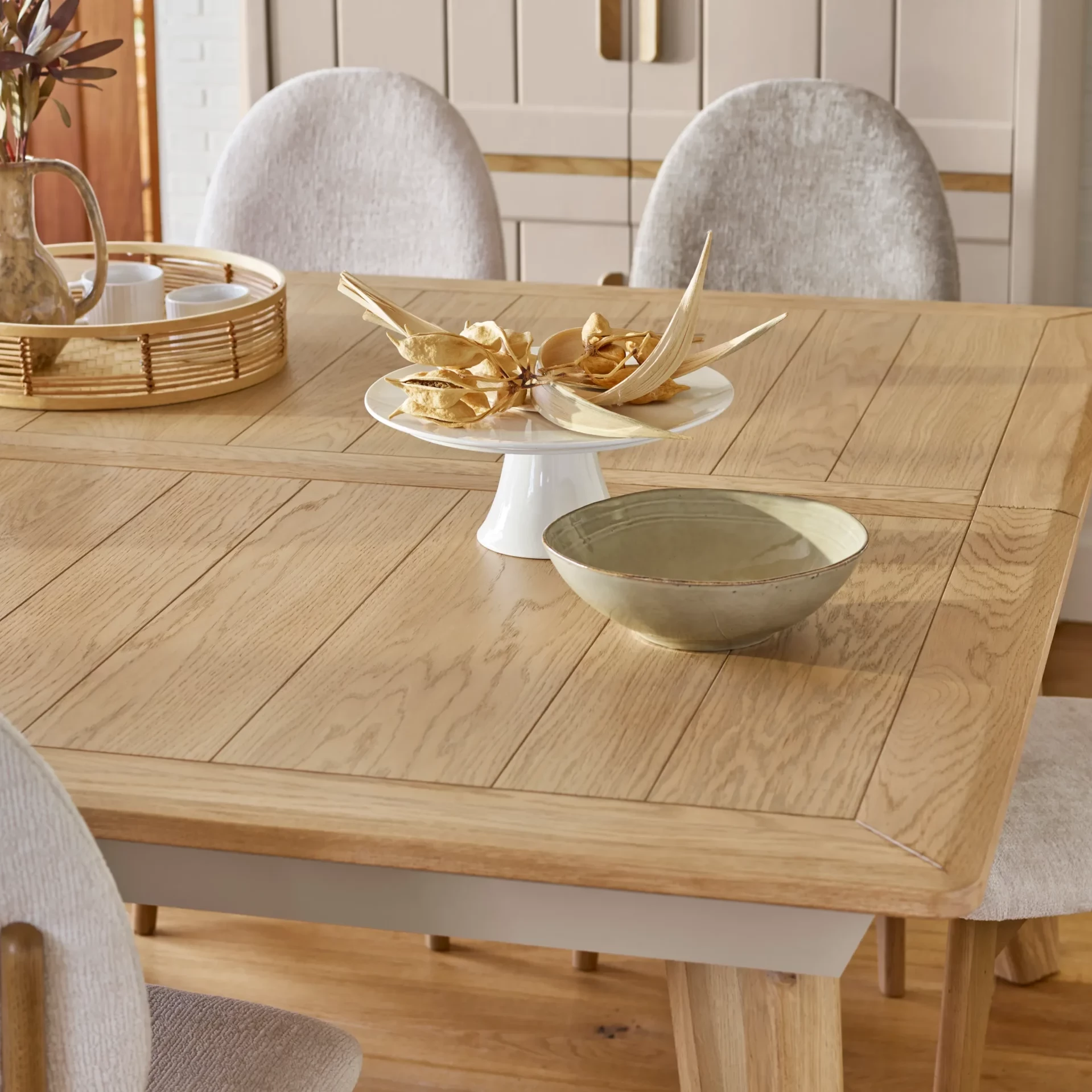 table repas fausse carré