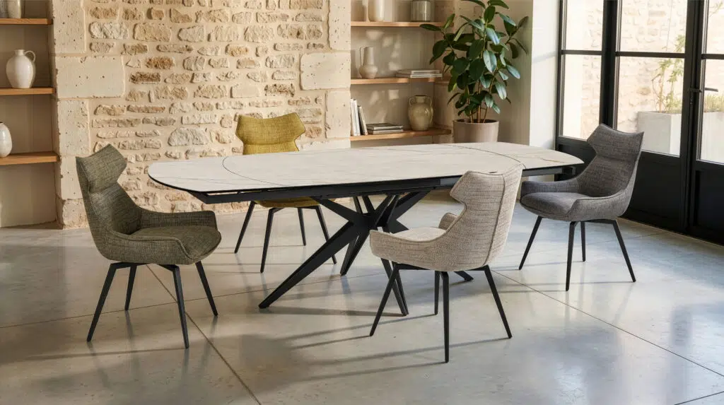 Table nénuphar BEIGE VEINE